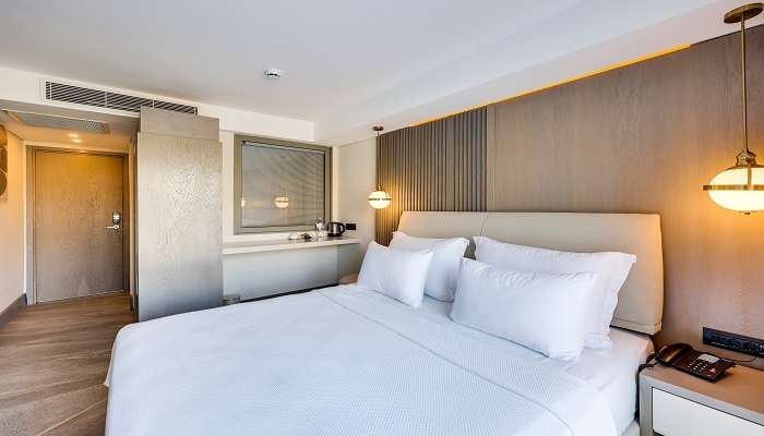 A hotel that offers a comfortable stay in contemporary rooms.