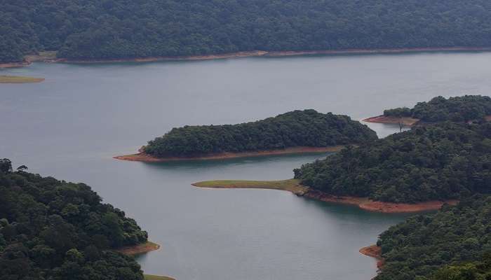 Aerial view of Thenmala 
