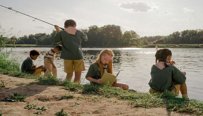 Angling near Gadsar lake