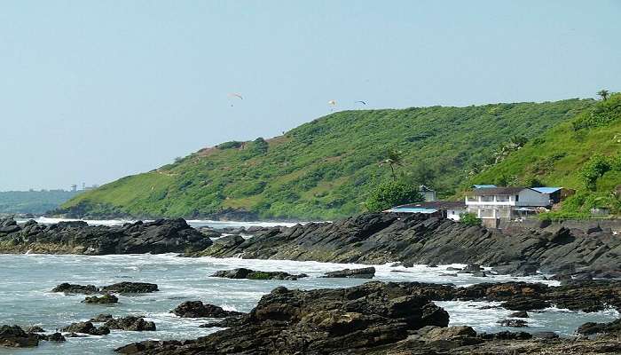 Arambol Beach, one of the most picturesque beaches in North Goa.