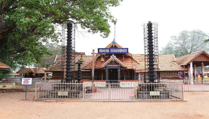 Bhagavathy’s statue 