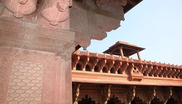 The marvellous architecture of Mahal in Agra.