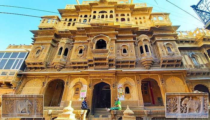 Architectural Detail of Nathmal Ki Haveli, Jaisalmer