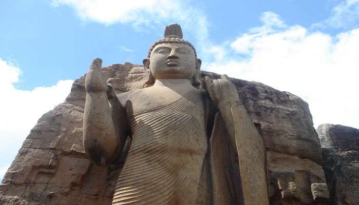 Buddha Statue in Avukana temple near Abhayagiri Vihara