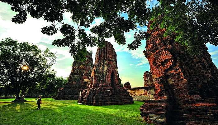 Visit Ayutthaya Historical Park in Bangkok in January