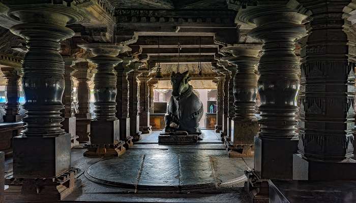 Massive Stone Structures at Madhukeshwara temple, places to visit near Sirsi