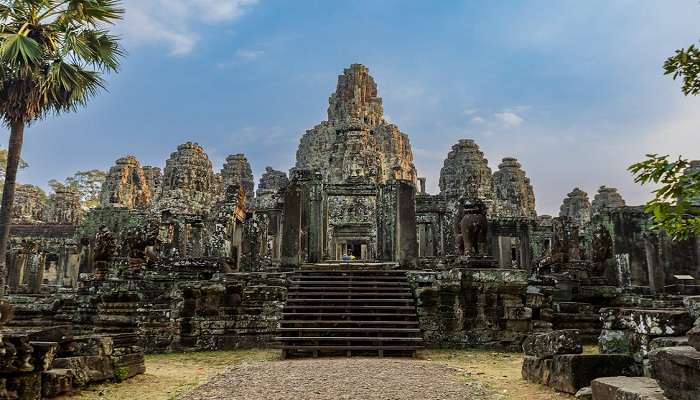 Seek spirituality at the famous Bayon Temple