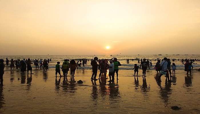 Sunset at Calangute Beach