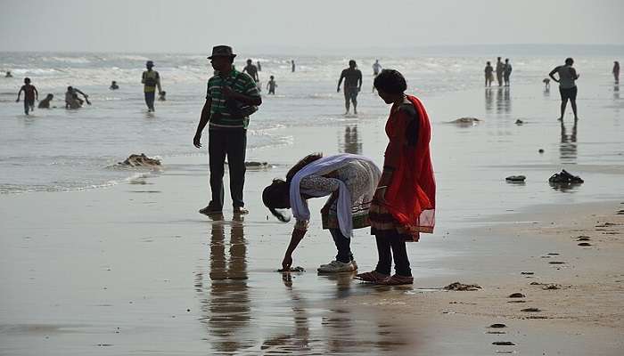 Beachcombing at Kirinda Beach Sri Lanka