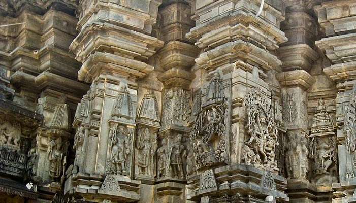 The astoundingly carved inscriptions at Belur temple, a very popular place to visit near Chamarajeshwara temple