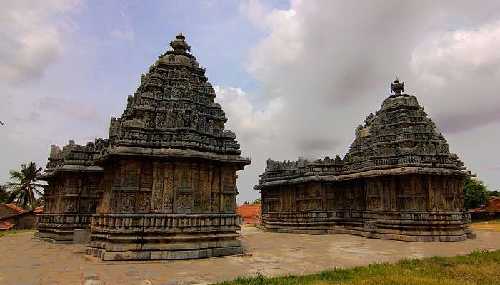 Magnificent view of Chennakeshava temple, Halebidu