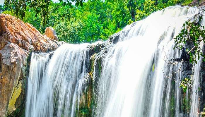 Visit us for the soothing lap of nature - Kaigal Falls and the surrounding pool.