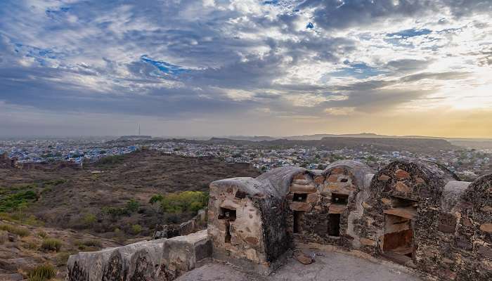 Adoni Fort drenched in the monsoon season