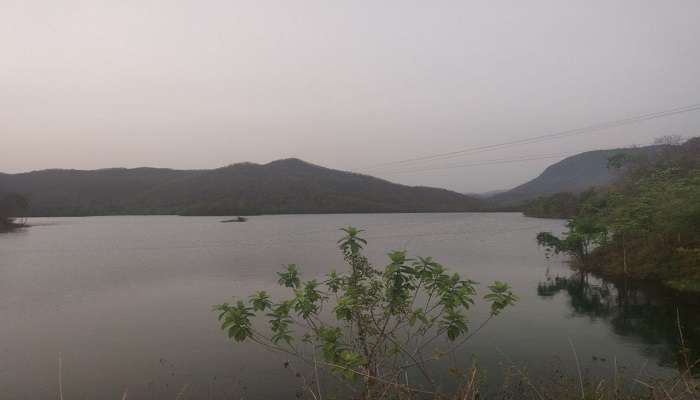 An Evening view from the Bhupathipalem Reservoir, one of the lovely places to see.