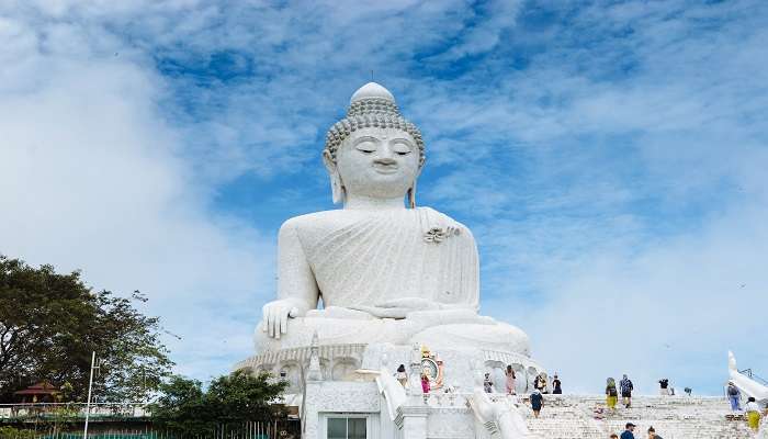 The majestic Big Buddha statue overlooking Phuket