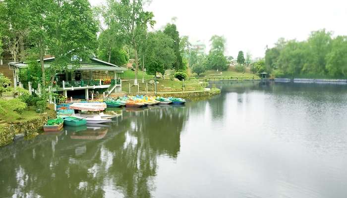 Do boating at the Ward's Lake