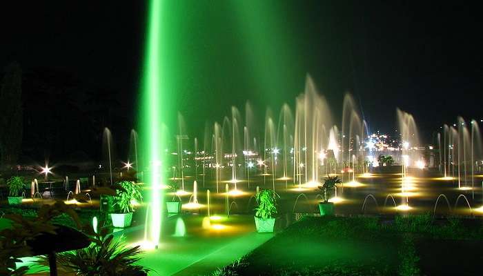 Fountain show at Brindavan Gardens