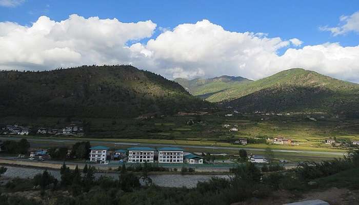 Scenic views while passing Chelela pass to explore near Rinpung Dzong.