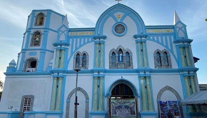 Church in Goa which is a site of extreme devotion among followers of Christianity