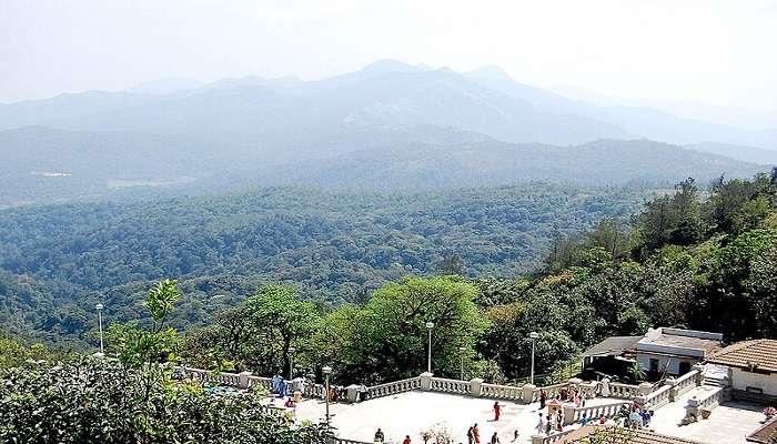 A beautiful view of the hill station Coorg, also known as Kodagu