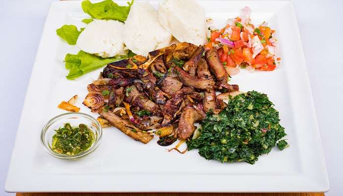 Ugali with Sukuma Wiki is a staple food for residents in Nairobi.