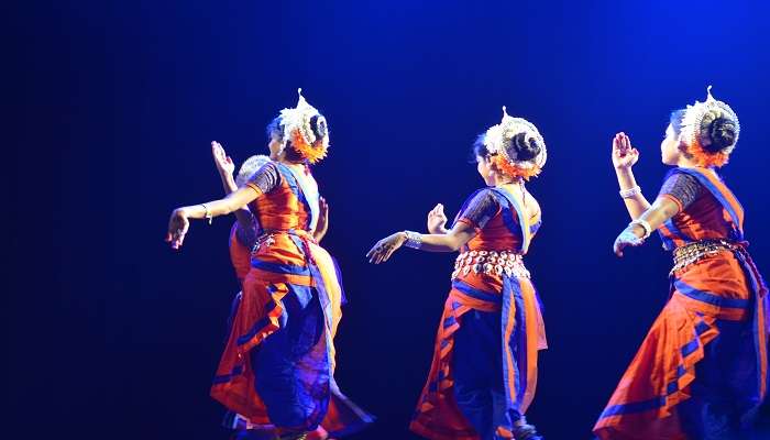 A traditional Odissi dance