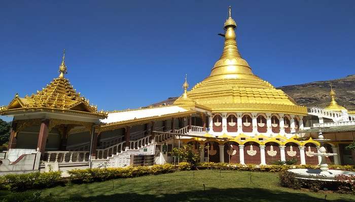 Dhamma Giri is a spiritual tourist spot near Kasara Ghat in Maharashtra.