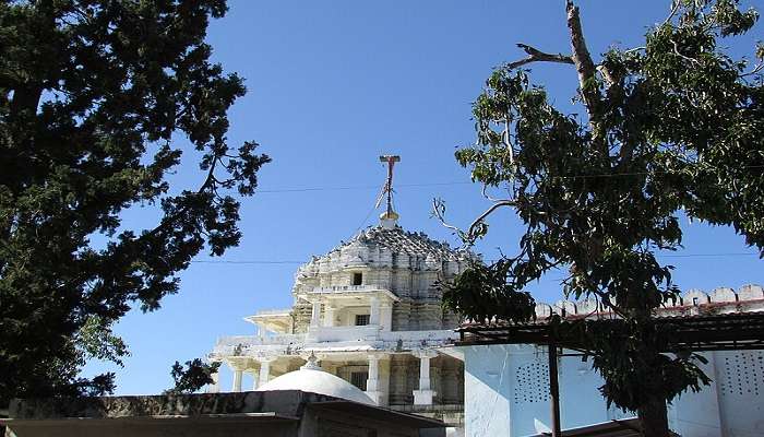 Outside view of Dilwara Temples, Mount Abu