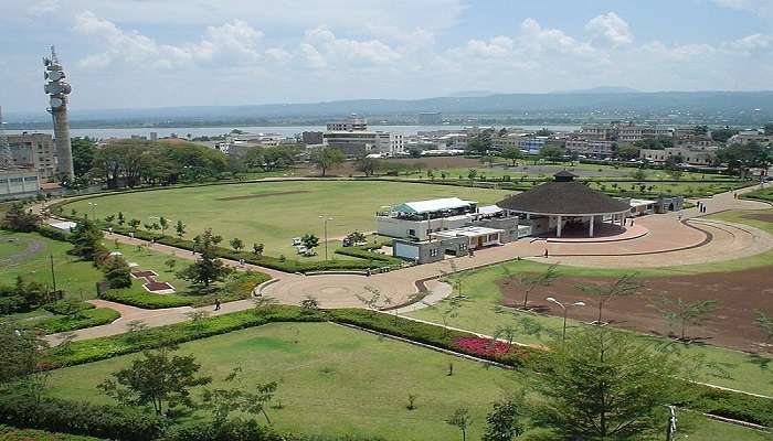 Aerial view of Kisumu City