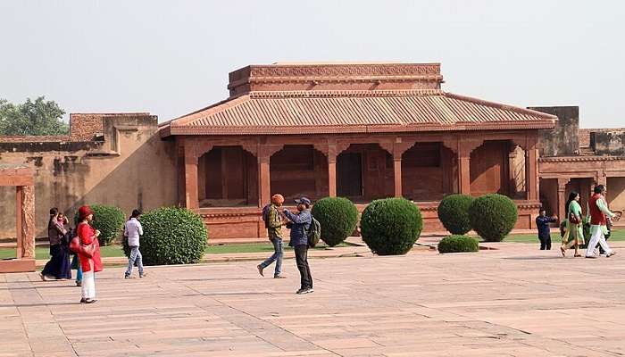 Diwan-e-Aam situated in Fatehpur Sikri is a sight to behold