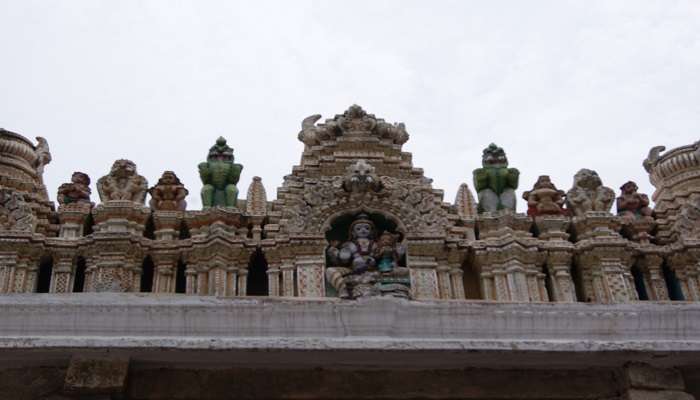 The Sri Big Bull Temple in the Dodda Ganesha Gudi complex, Bangalore, India