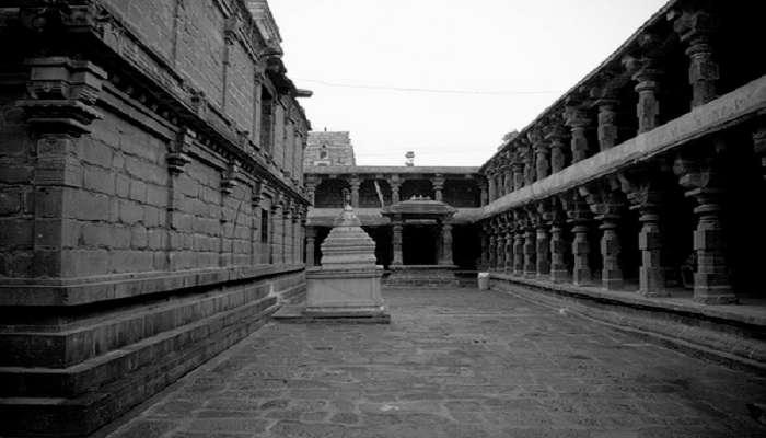 The interiors of Swamy temple 