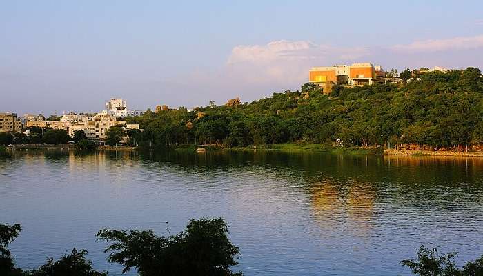 Enjoy a day out at the Durgam Cheruvu, one of the best places to visit near Peddamma Temple.