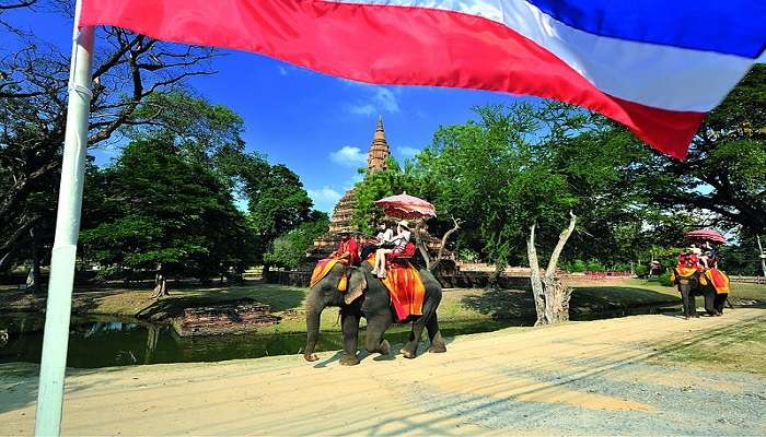 A picture of Elephant Kraal Pavilion near Wat Chaiwatthanaram