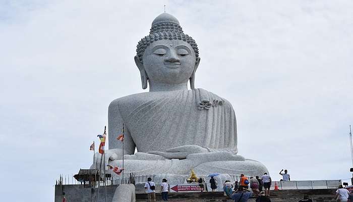 The iconic Big Buddha statue overlooking Phuket