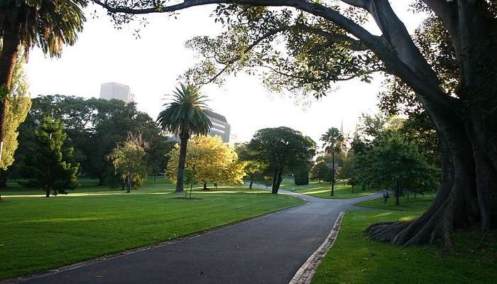 Fitzroy Gardens is anothe best place around Woolloomooloo