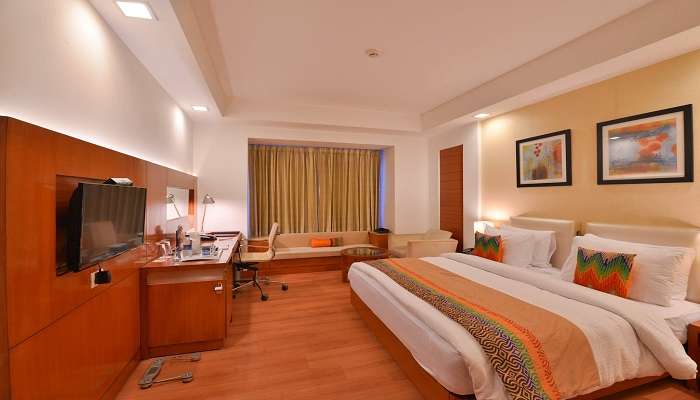 The comfortable room of the fortune resort Benaulim.