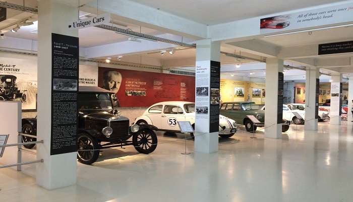 Inside view of GD Naidu Car Museum