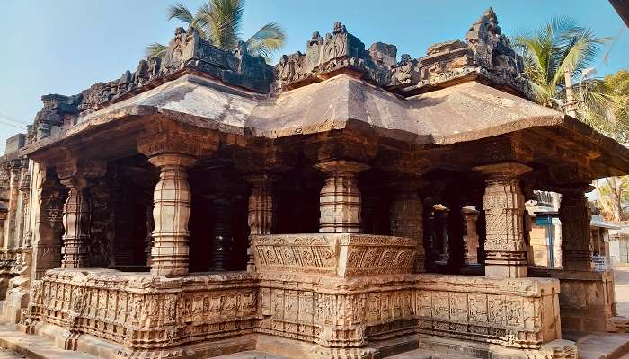 La vue Temple de Saraswati de Gadag
