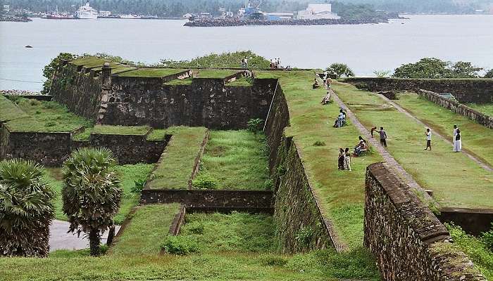 Sun bastion viewpoint inside Galle Dutch Fort Sri Lanka.