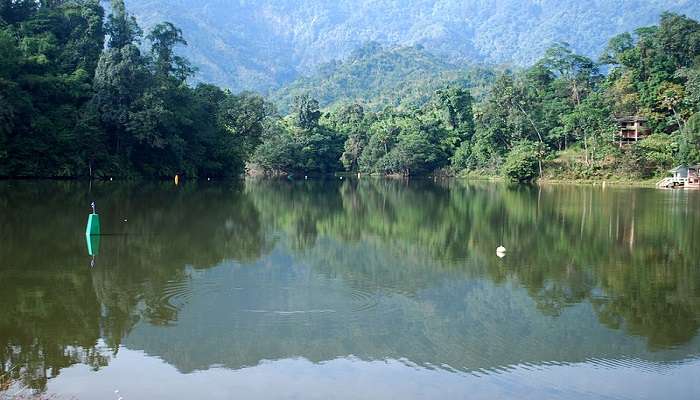 Scenic Ganga Lake, surrounded by lush greenery, is among the top tourist places in Itanagar