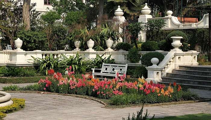 The Beautiful Garden of Dreams, near Buddha Stupa Nepal.