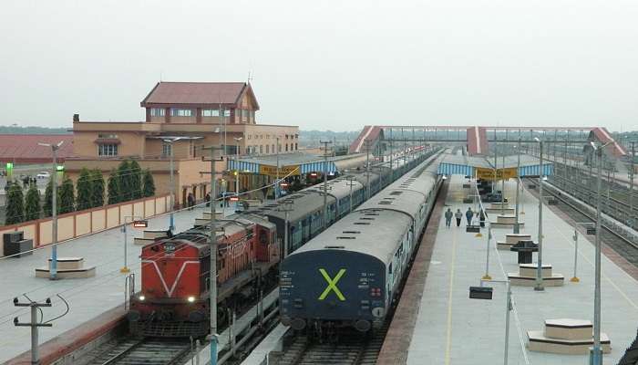 Reach to Arunachal Pradesh by train.