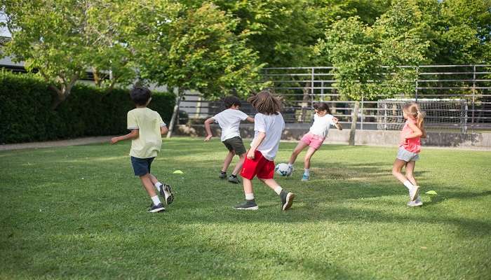 Play at the joggers park sagar. 