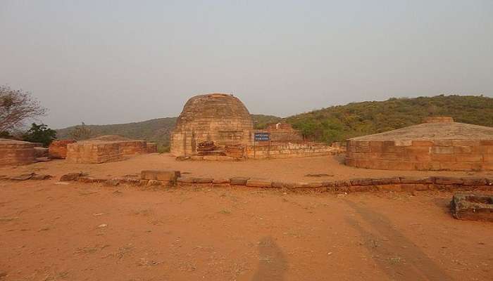 The historic site of Guntupalli Caves