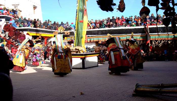 The colourful view of Gustor Festival