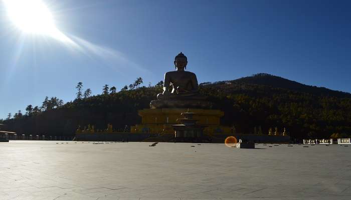 Buddha statue near Folk Heritage Museum Kawajangsa. 