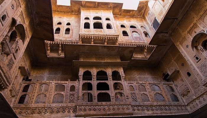 Interior of Nathmal Ki Haveli, Jaisalmer