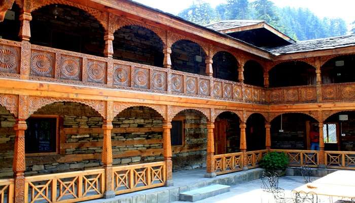 Architecture of Naggar Castle