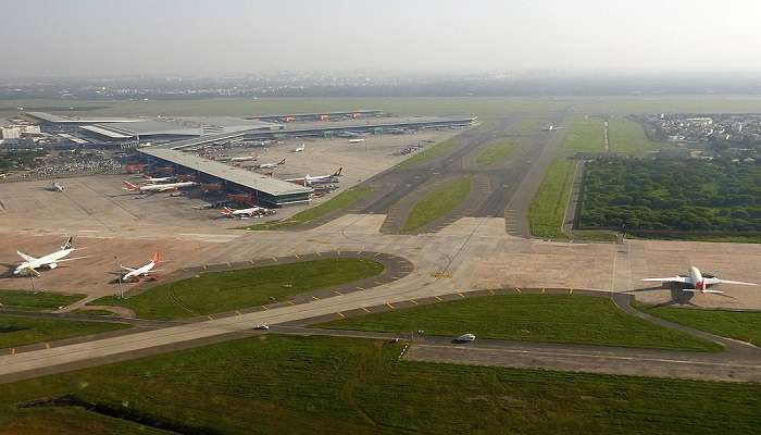 Indira Gandhi International Airport is the nearest airport to this place